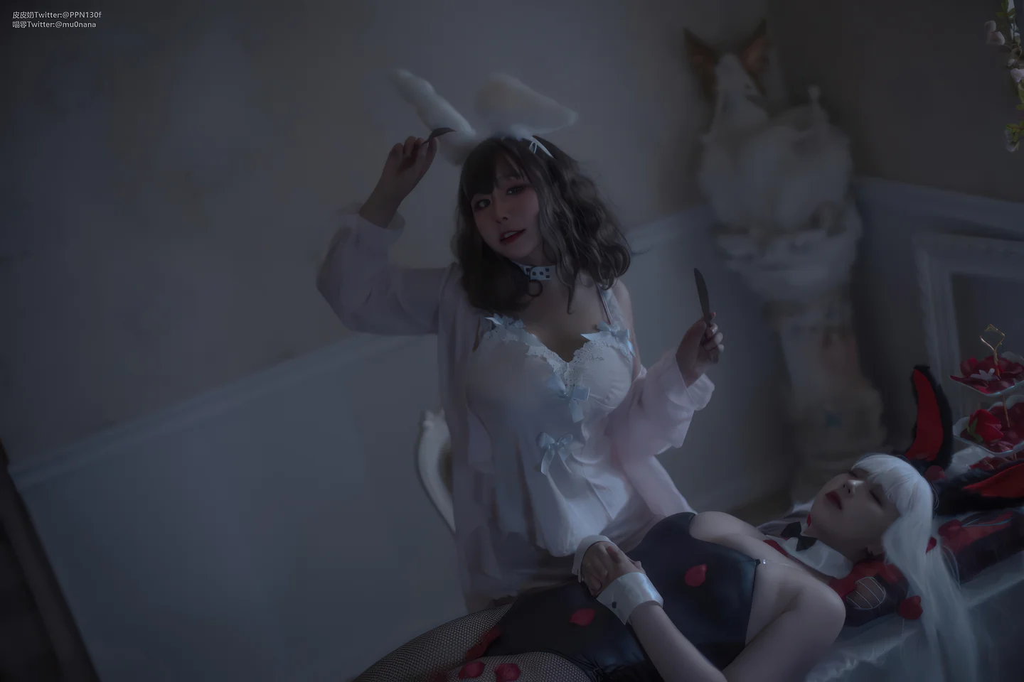 皮皮奶 - &喵零 双人兔兔 [51P-454MB] tg@simisebaisi 【丝足阁】049.webp